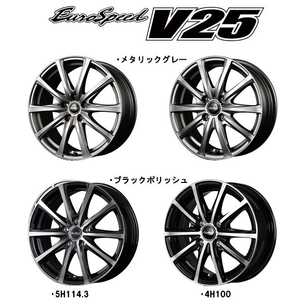 Euro Speed 5台セット MANARAY SPORT Euro Speed マナレイスポーツ ユーロスピード 15インチ