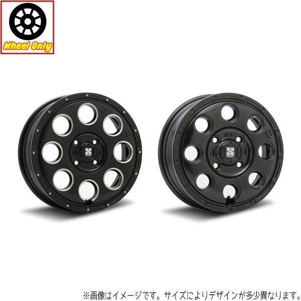 パレット ルークス 13インチ アルミホイール 4穴100 MLJ エクストリームJ KK 03 4 00 BB 43 4本セット