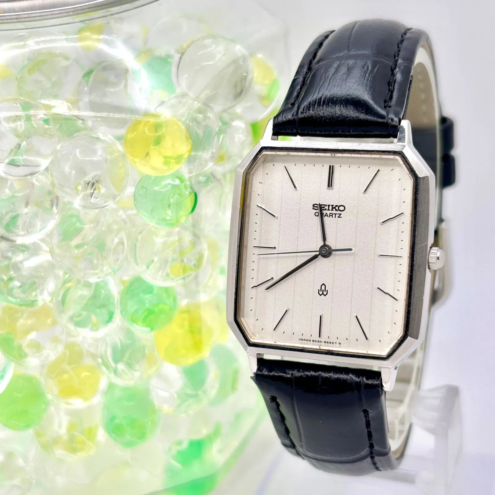 電池 SEIKO セイコー メンズ 腕時計 オクタゴン シルバー 6030-5470 1 D 2126 ベルト