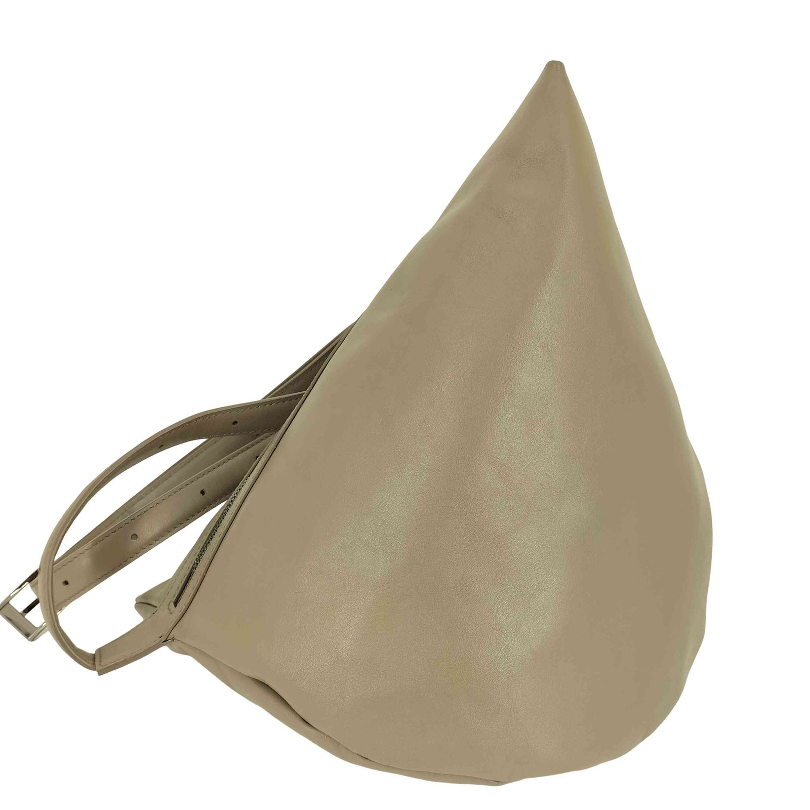 ディスコードヨウジヤマモト discord Yohji Yamamoto 25 SS Round Shoulder S ラウンド ショルダー バッグ カウレザー メンズ 表記無