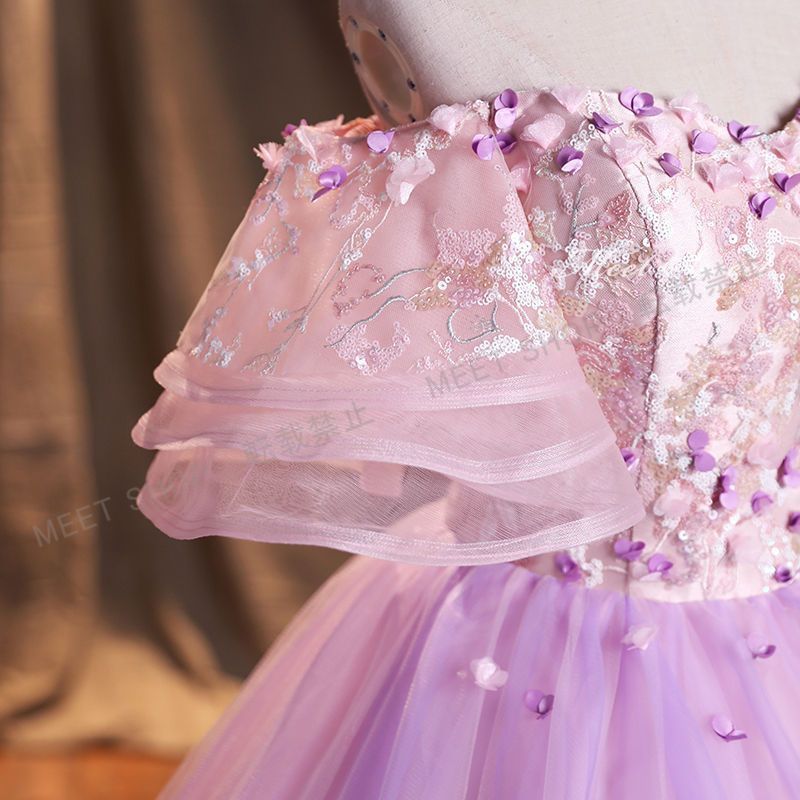 ウェディングドレス カラードレス ロングドレス 演奏会 パープル