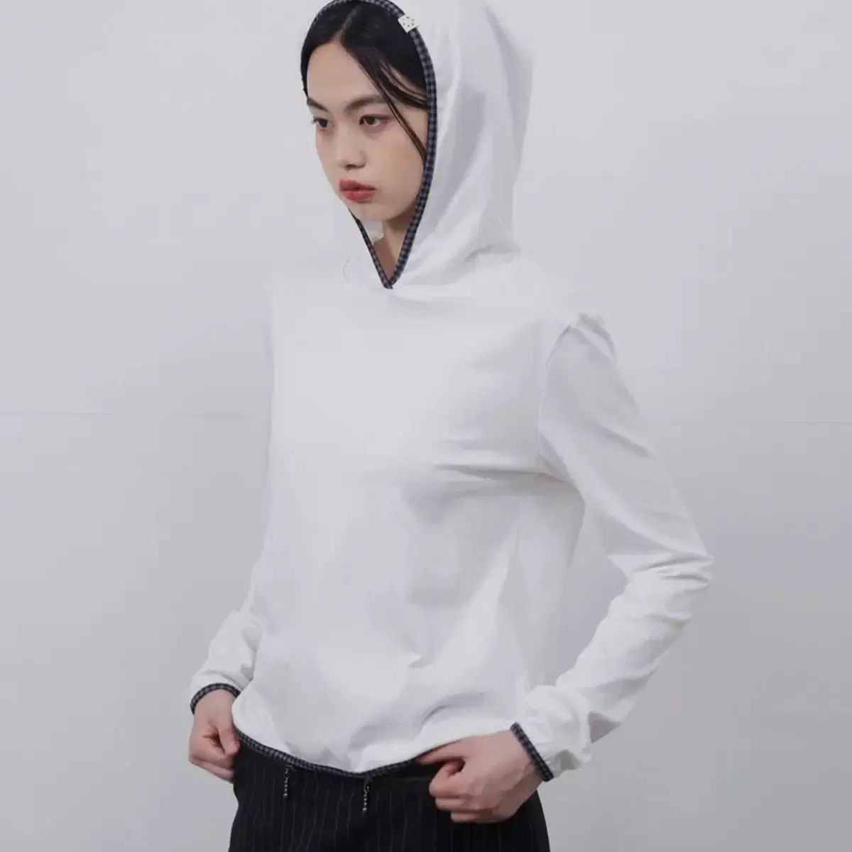 オヘシオ OHESHIO ロング フーディー アイボリー