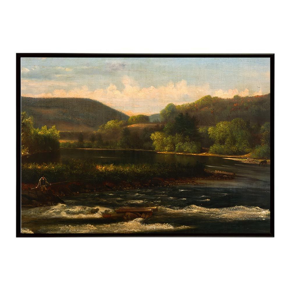 A 約59 x 84 cm bn poster 5773 フレーム付き ポスター 名画 絵画 横 インテリア おしゃれ 自然風景 デジタルリマスター