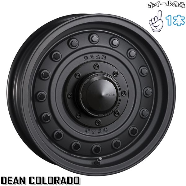 ハイゼット キャリー 12インチ アルミホイール 4穴100 クリムソン ディーン コロラド マットチャコールブラック 4 00 J 1本のみ