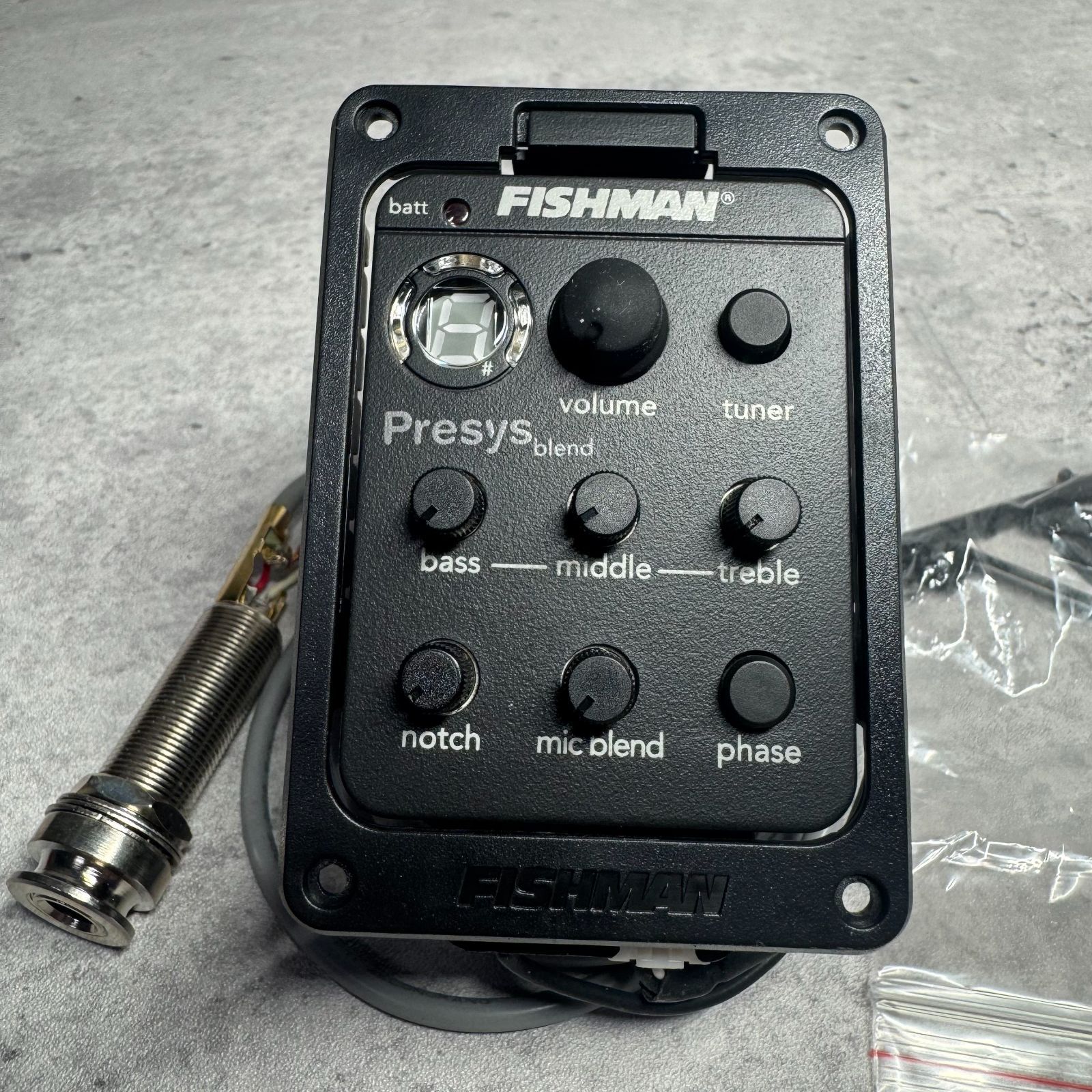 FISHMAN Presys Blend 301 ギターピックアップ アクティブ MIC Piezo 平行輸入品 フィッシュマン カスタムギター用