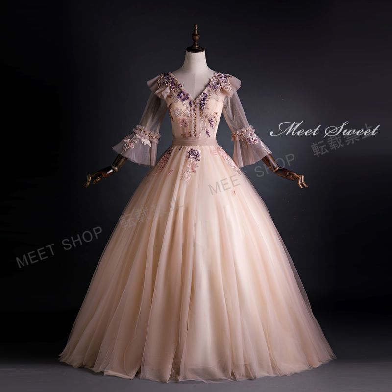 ウェディングドレス ウエディングドレス ドレス 舞台衣装 ロングドレス 演奏会用ドレス プリンセスラインドレス 発表会ドレス 大人 コンクール コンサート オペラ ステージドレス 声楽 音楽会 大きいサイズ 結婚式 二次会CLF 193