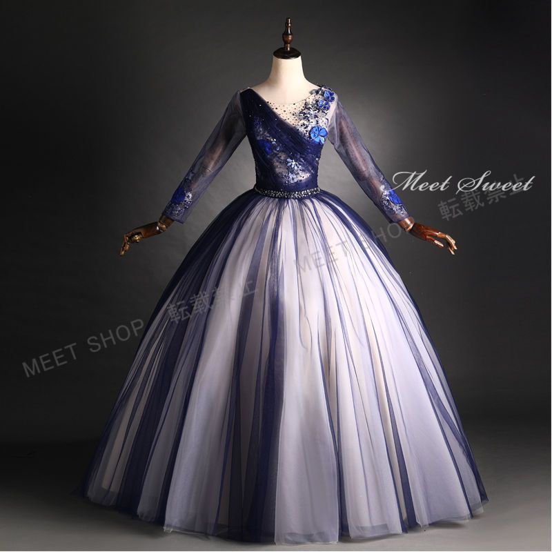 ウェディングドレス ドレス 舞台衣装 ロングドレス 演奏会用ドレス パープル 紫 発表会ドレス 大人 コンクール コンサート ステージドレス 声楽 上品 他人と被らない 大きいサイズ 結婚式 二次会 CLF 189