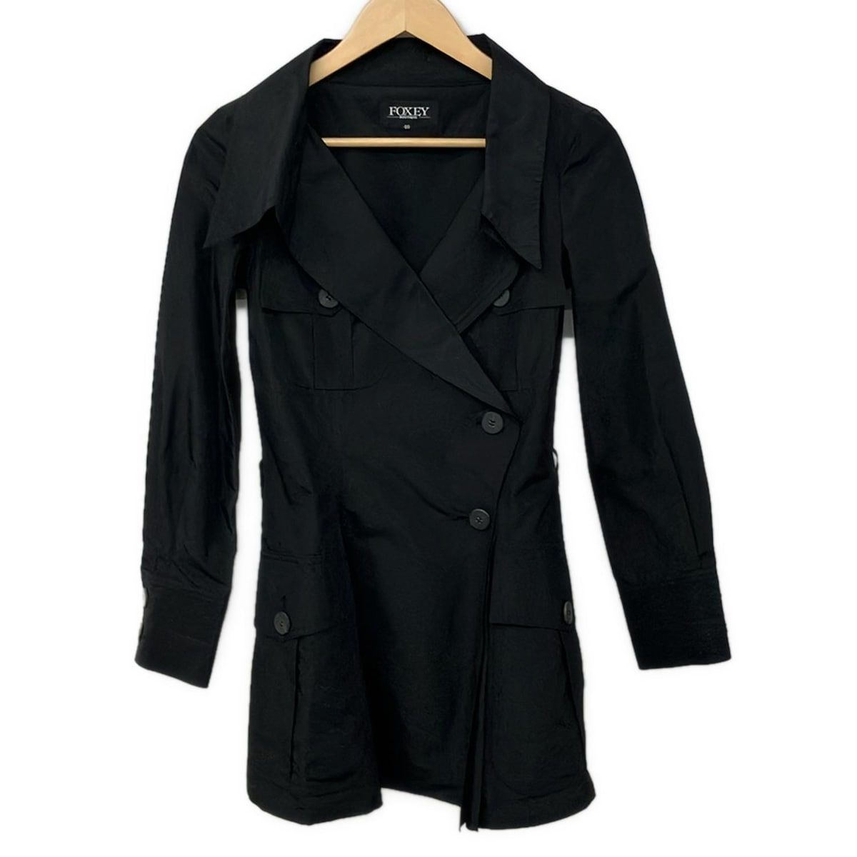 FOXEY(フォクシー) コート サイズ40 M レディース美品 - 21585 黒 長袖