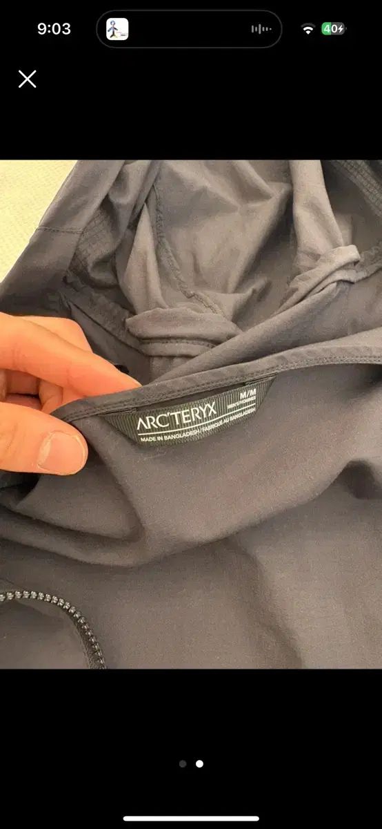 ARC TERYX アークテリクス スコーミッシュ フーディー Mサイズ サファイア ブラック