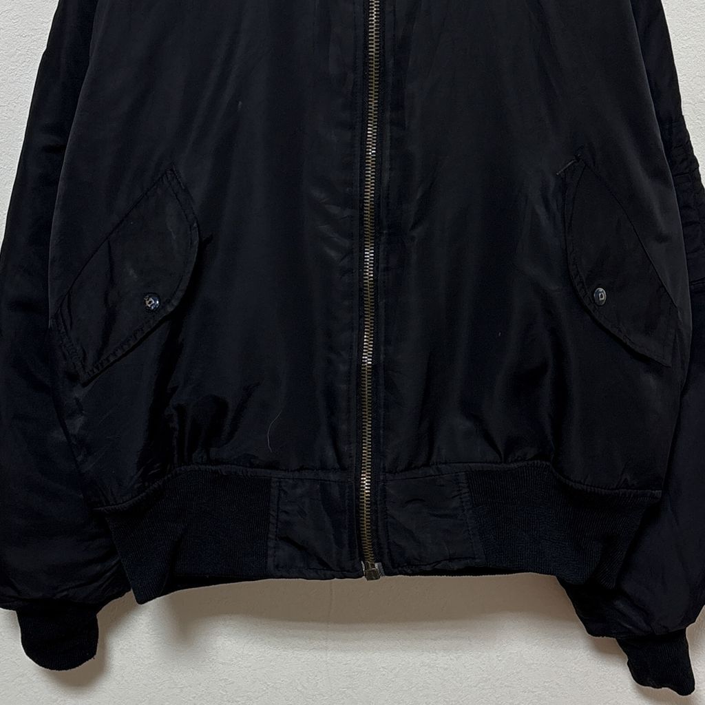 ALPHA】リバーシブル MA-1 中綿入りフライトジャケット S-3699