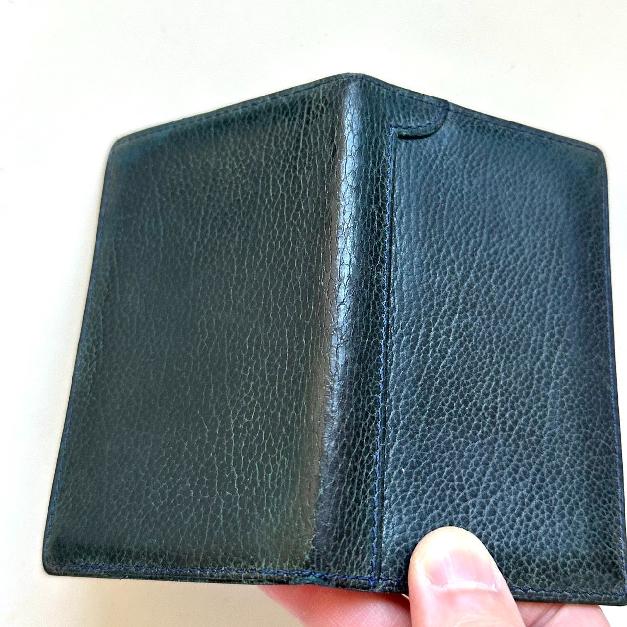 ジョンロブ JOHN LOBB 名刺入れ カードケース ネイビー - メルカリ