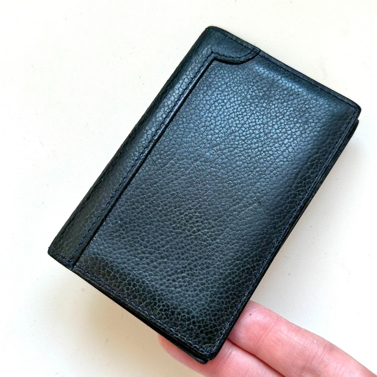 ジョンロブ JOHN LOBB 名刺入れ カードケース ネイビー - メルカリ