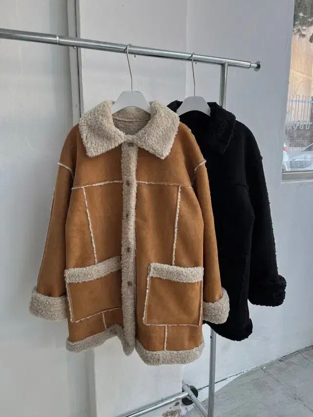 Melting Pixel リバーシブル 工場 ムートン WEB限定】リバーシブル