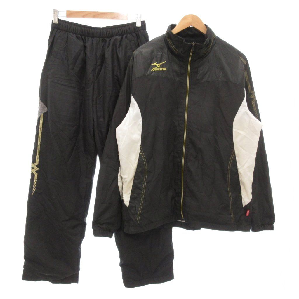 Mizuno Mizuno ジャージ上下セット ブラック ジャージ Lサイズ グレー