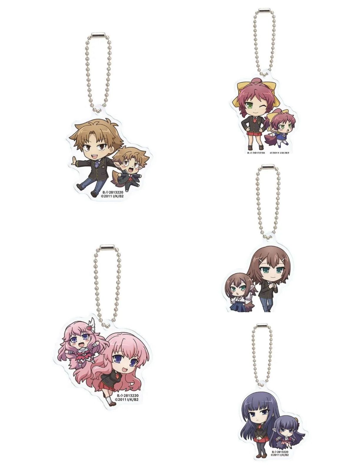 バカとテストと召喚獣 アクリルチャーム 全5種セット 吉田明久 & 姫路