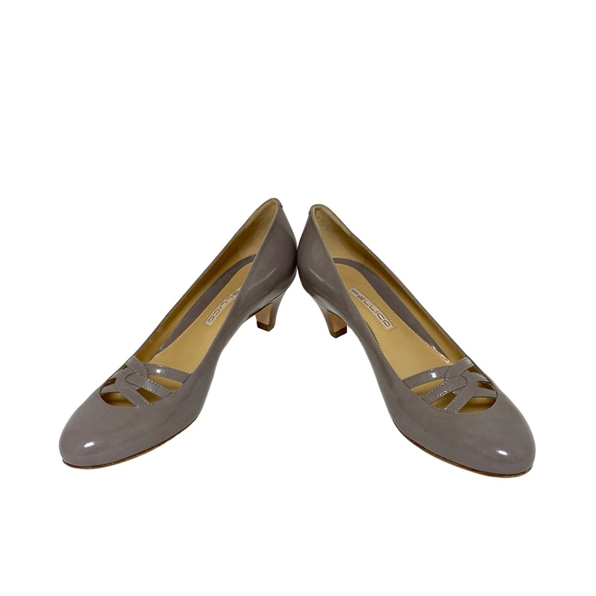 PELLICO(ペリーコ) パンプス 37 レディース - グレー レザー - メルカリ