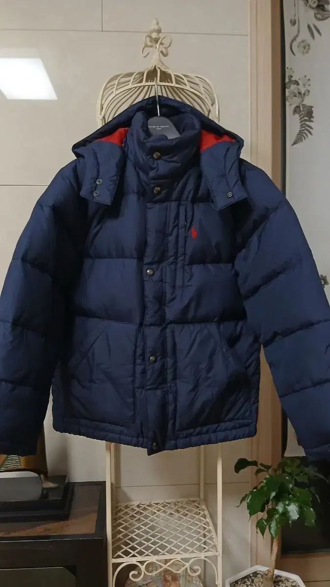 ポロ ラルフローレン キッズ ダウン M 12 14 ネイビー