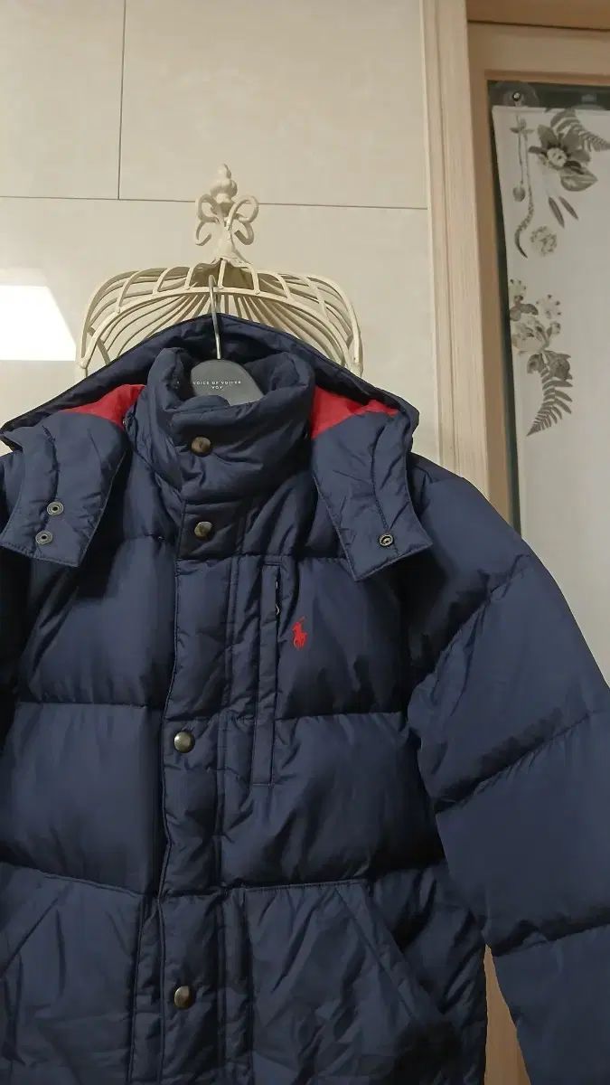 ポロ ラルフローレン キッズ ダウン M 12-14 ネイビー