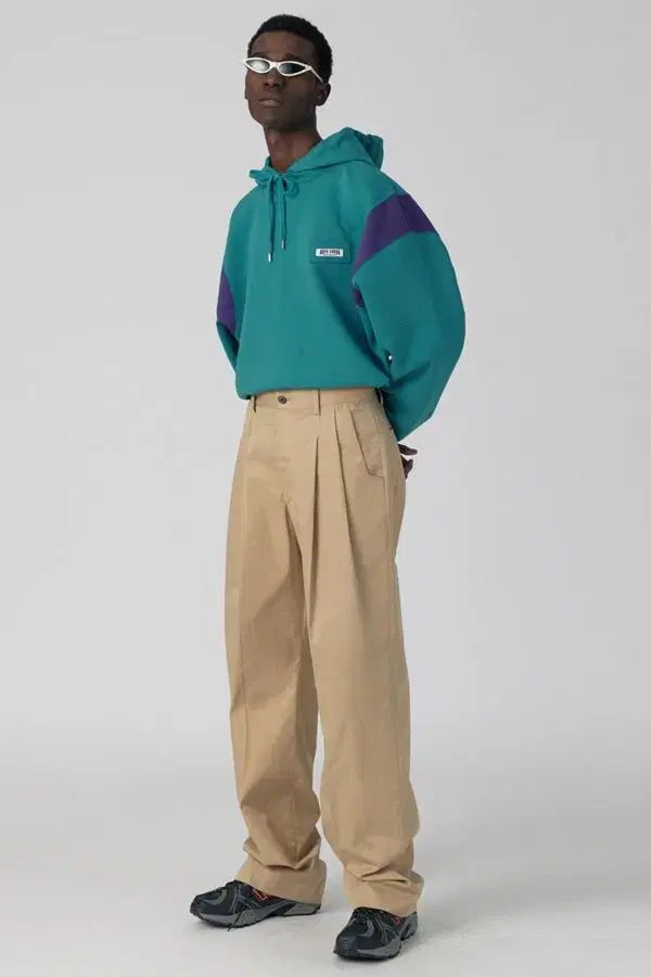 3 アーダーエラー 18 ss ツータック コットン パンツ ベージュ