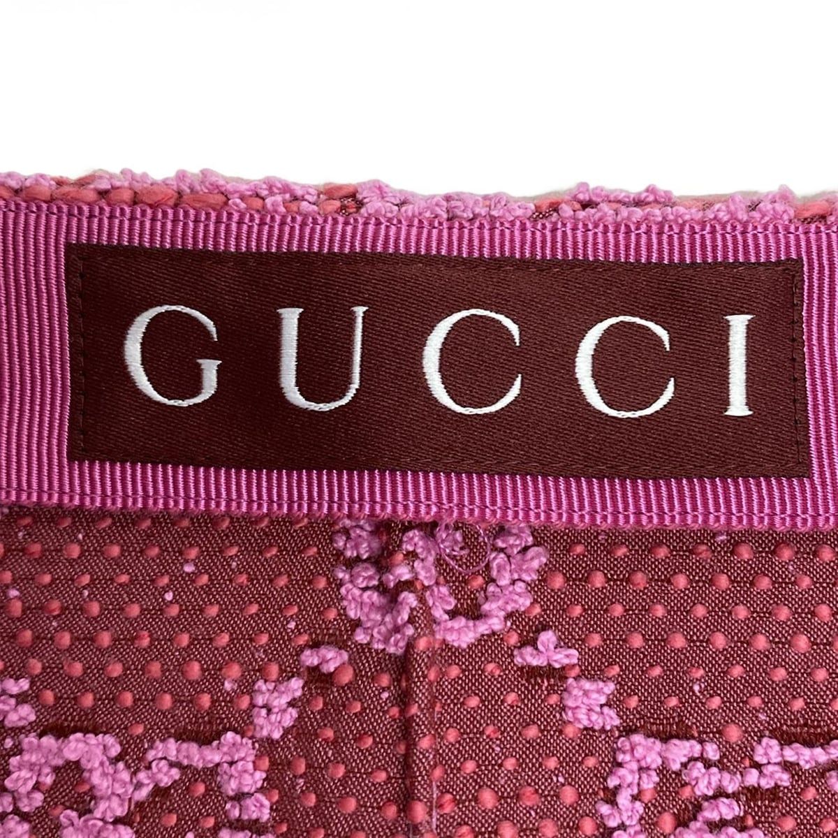 【新品タグ付き】GUCCI グッチ スカート ピンク GUCCI（グッチ） スーツ ステンカラージャケット プリーツスカート