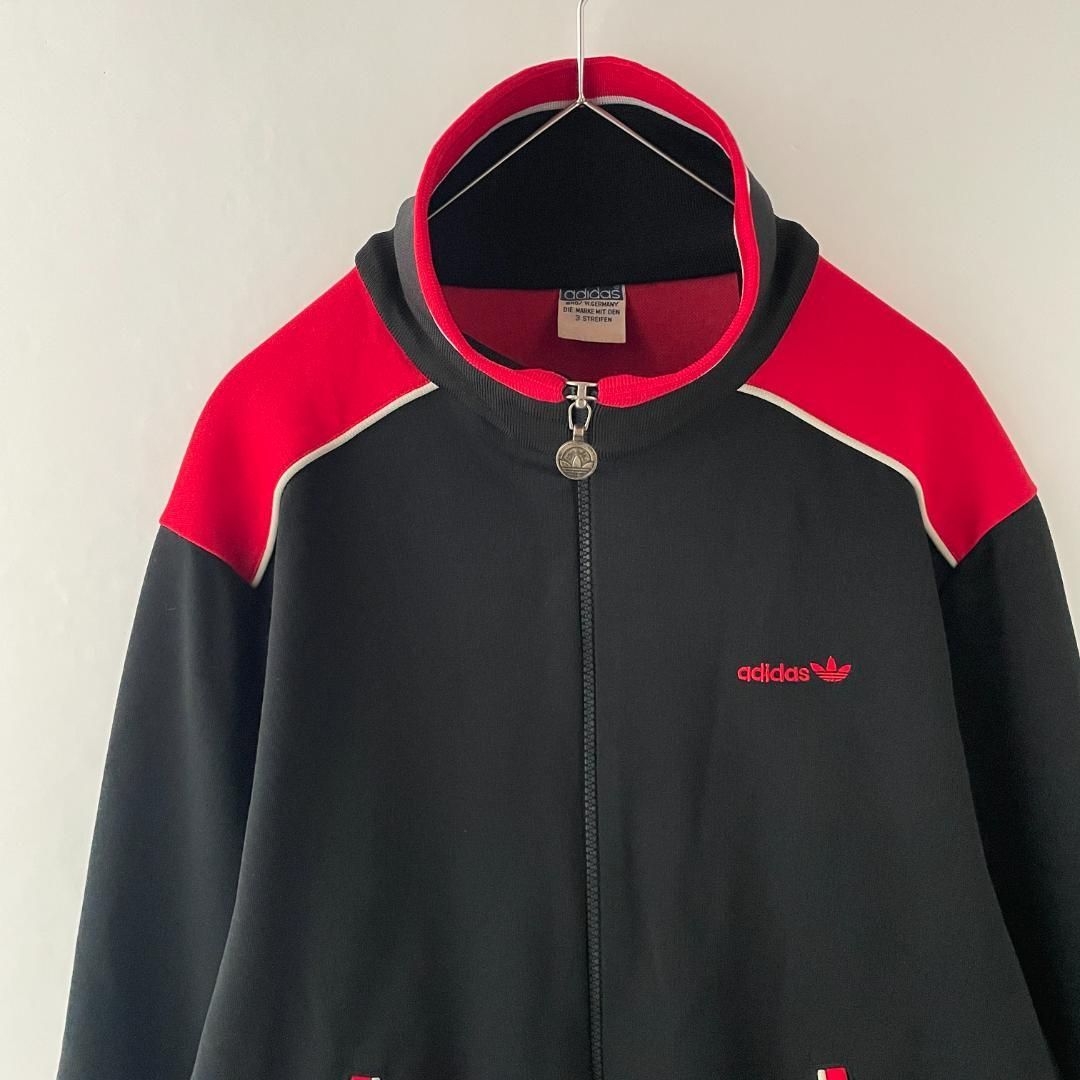 old adidas トラックジャケット 西ドイツ トレフォイル刺繍 80s