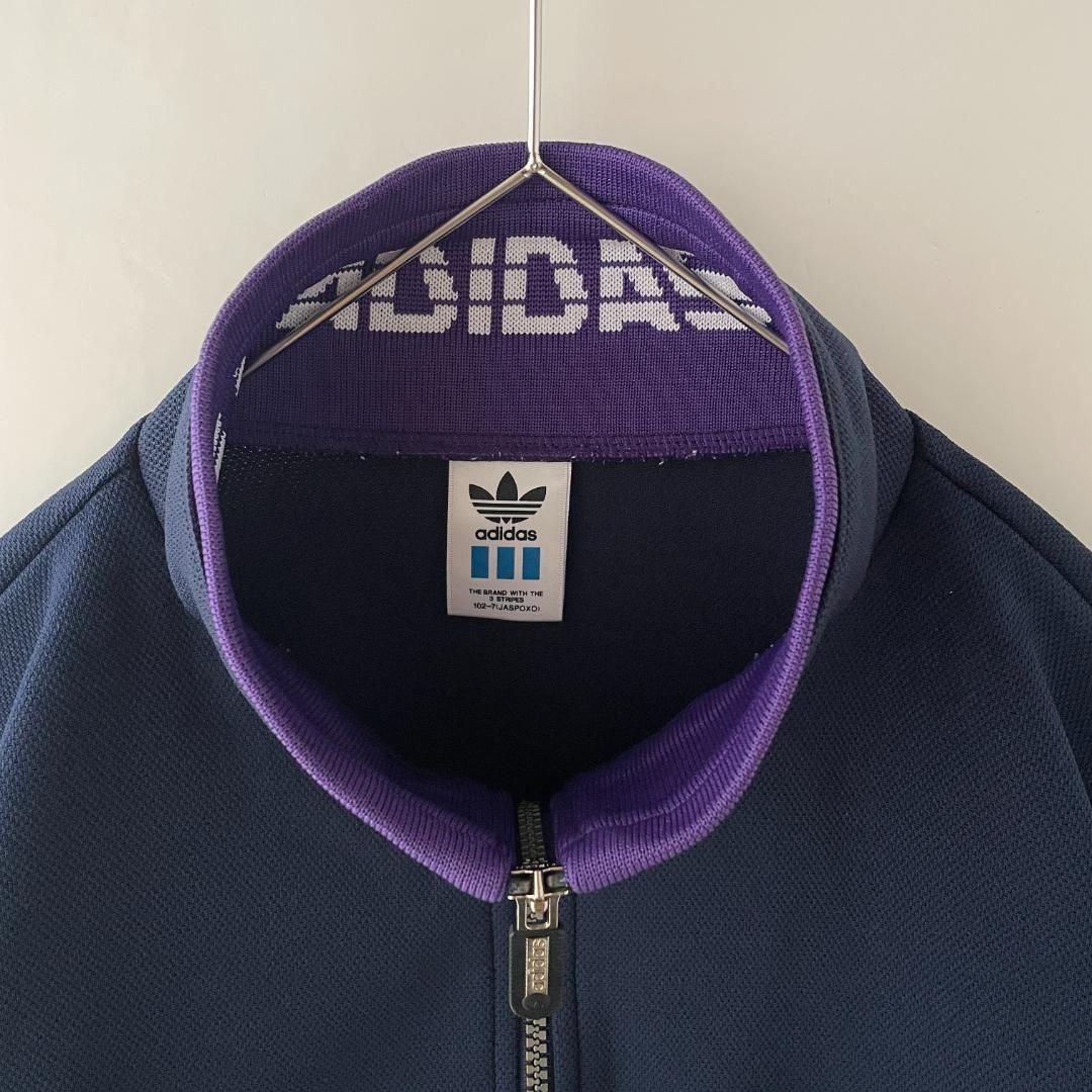 90s adidas トラックジャケット XO トレフォイル刺繍 デサント - メルカリ