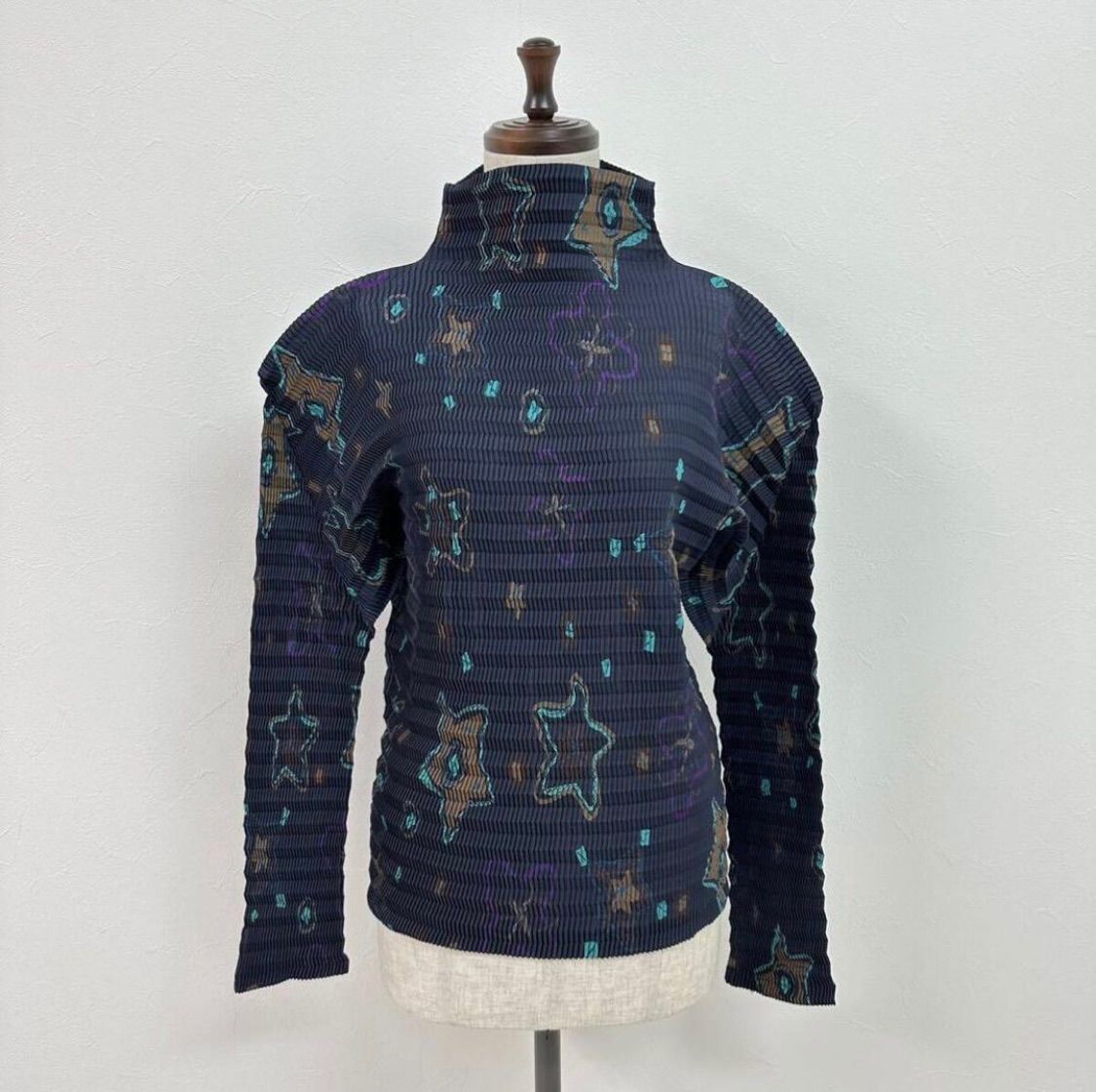 ISSEY MIYAKE プリーツプリーズ イッセイミヤケ 縦 x 横 ハイネック