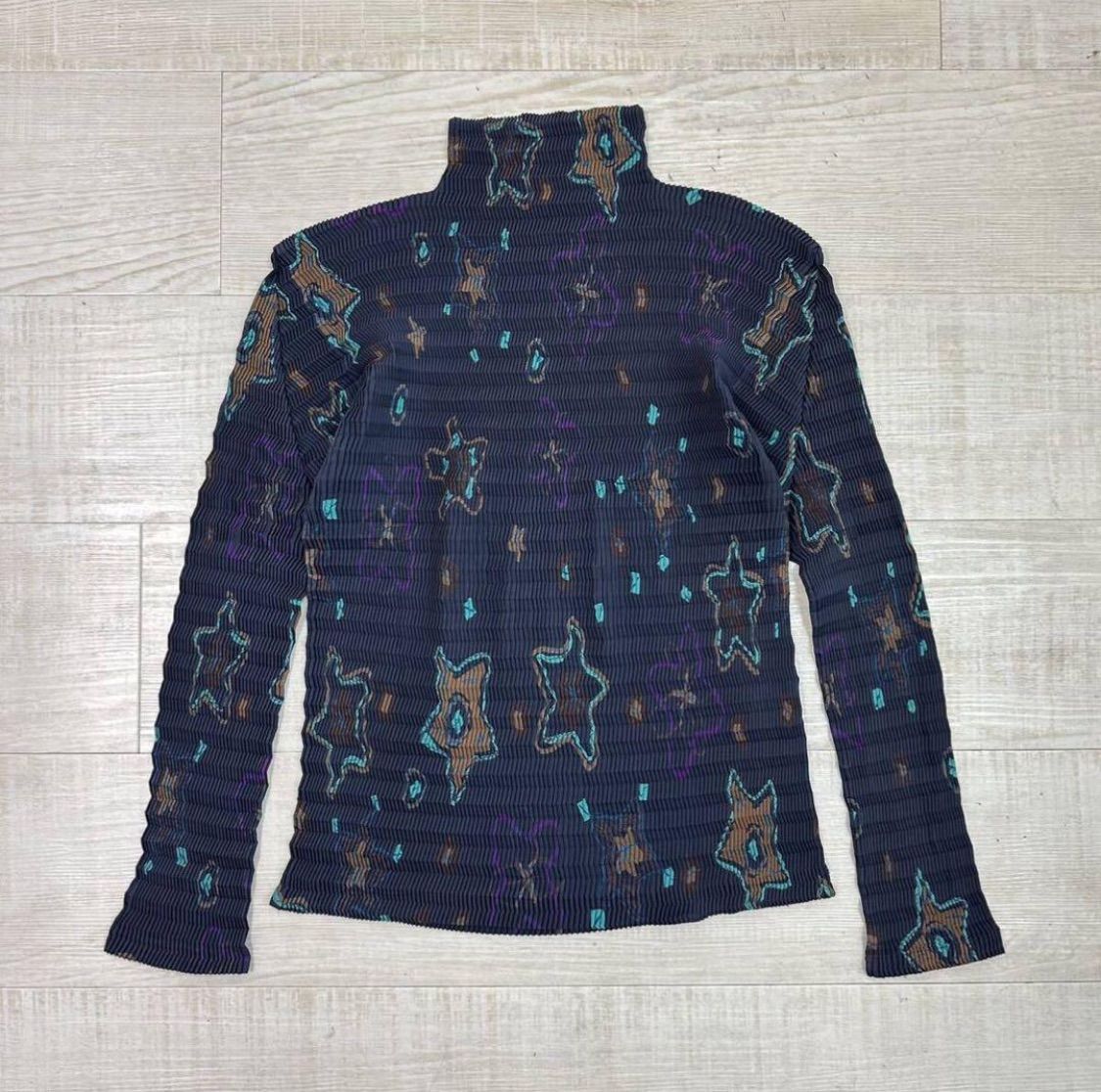 ISSEY MIYAKE プリーツプリーズ イッセイミヤケ 縦 x 横 ハイネック