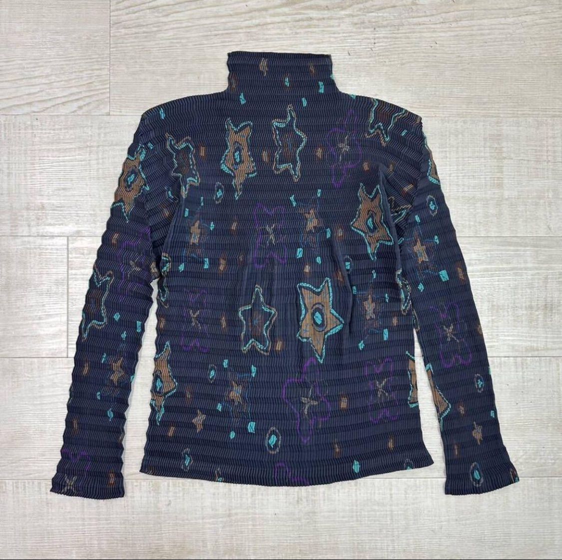 ISSEY MIYAKE プリーツプリーズ イッセイミヤケ 縦 x 横 ハイネック