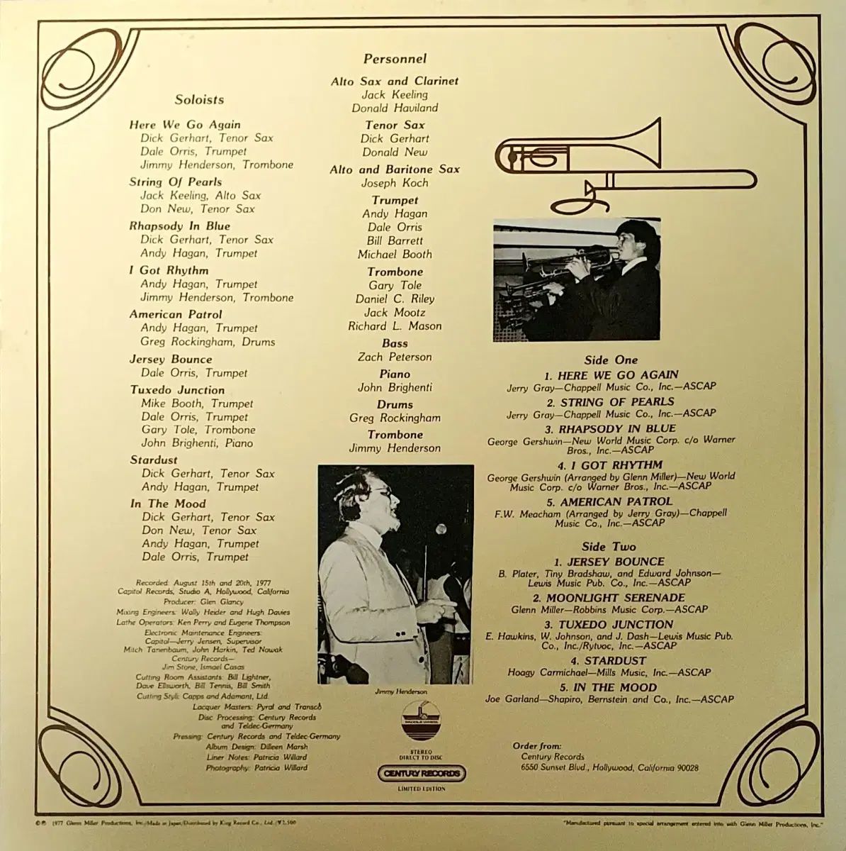 LP (収入) ㅡ JAZZ Glenn Miller