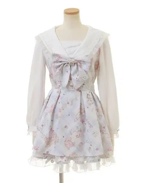 リズリサ ソーイングベアセットアップ ブルー