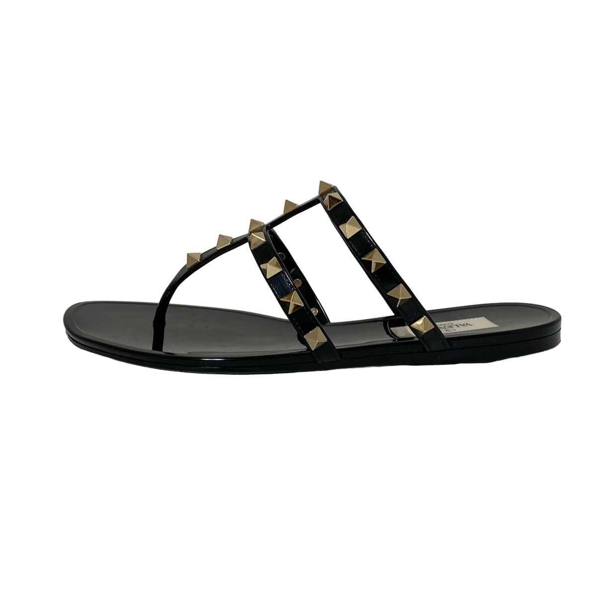 バレンチノガラバーニ ビーチサンダル 36 レディース - 黒 スタッズ