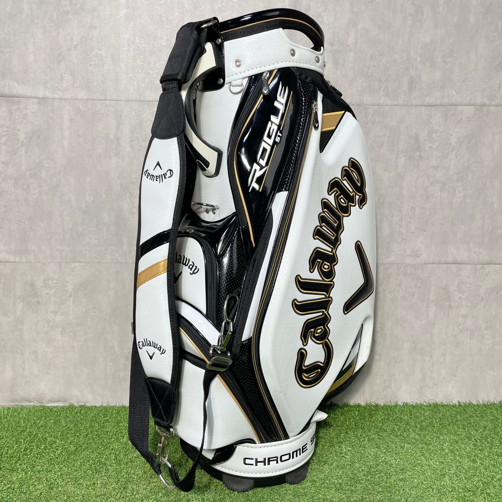 【美品】Callawayキャロウェイ ローグ　ツアーレプリカJM キャディバッグ 美品】Callawayキャロウェイ ローグ ツアーレプリカJM キャディバッグ