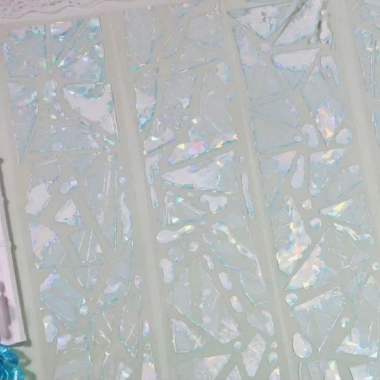 ♡SALE♡ 贝壳光 6cm×10m 碎玻璃 雪融 海外マスキングテープ 海外