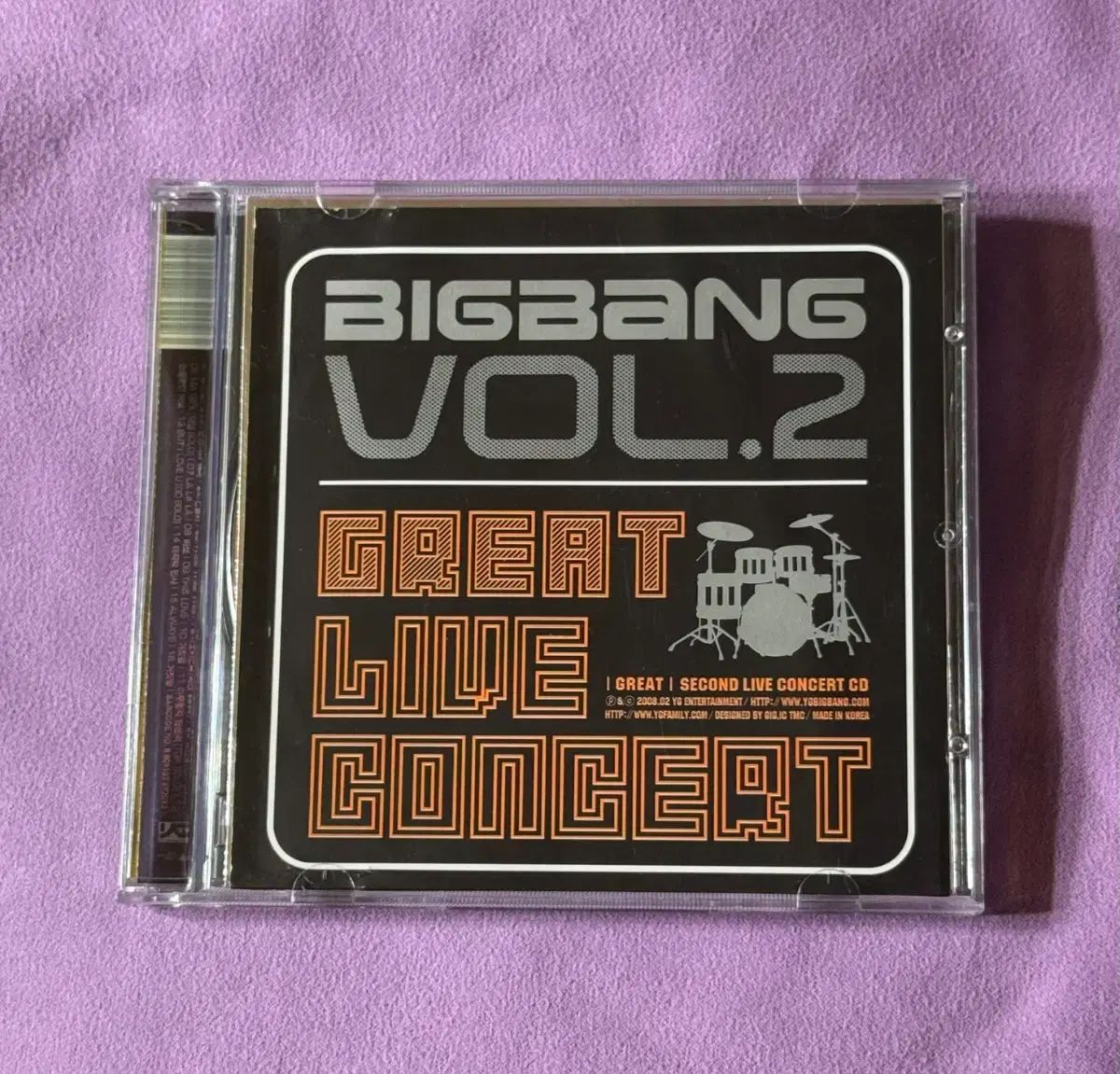 BIGBANG(ビッグバン) ライヴ コンサート vol 2 アルバム cd