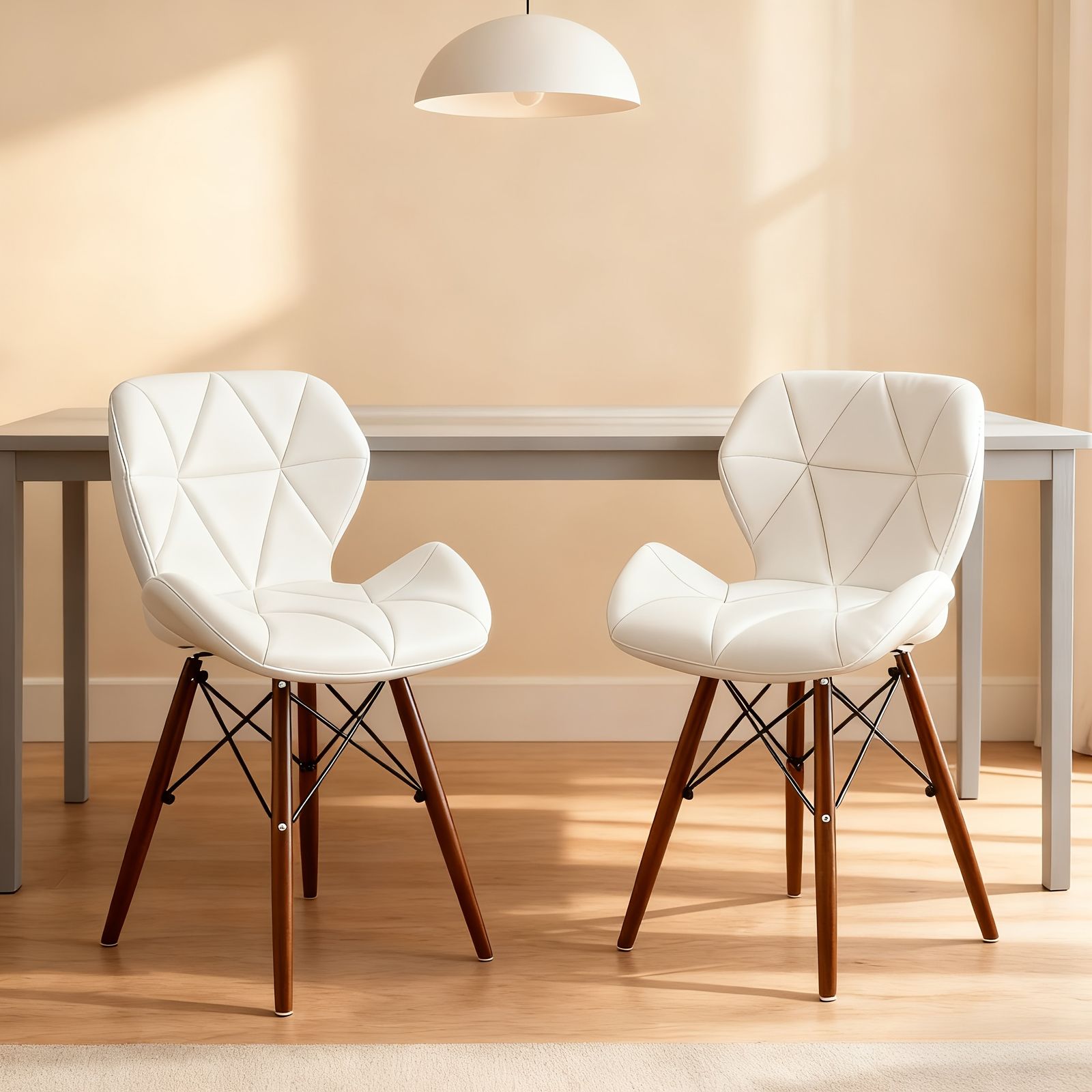 アウトレット 【2脚セット】北欧風ダイニングチェア。レーダーチェア