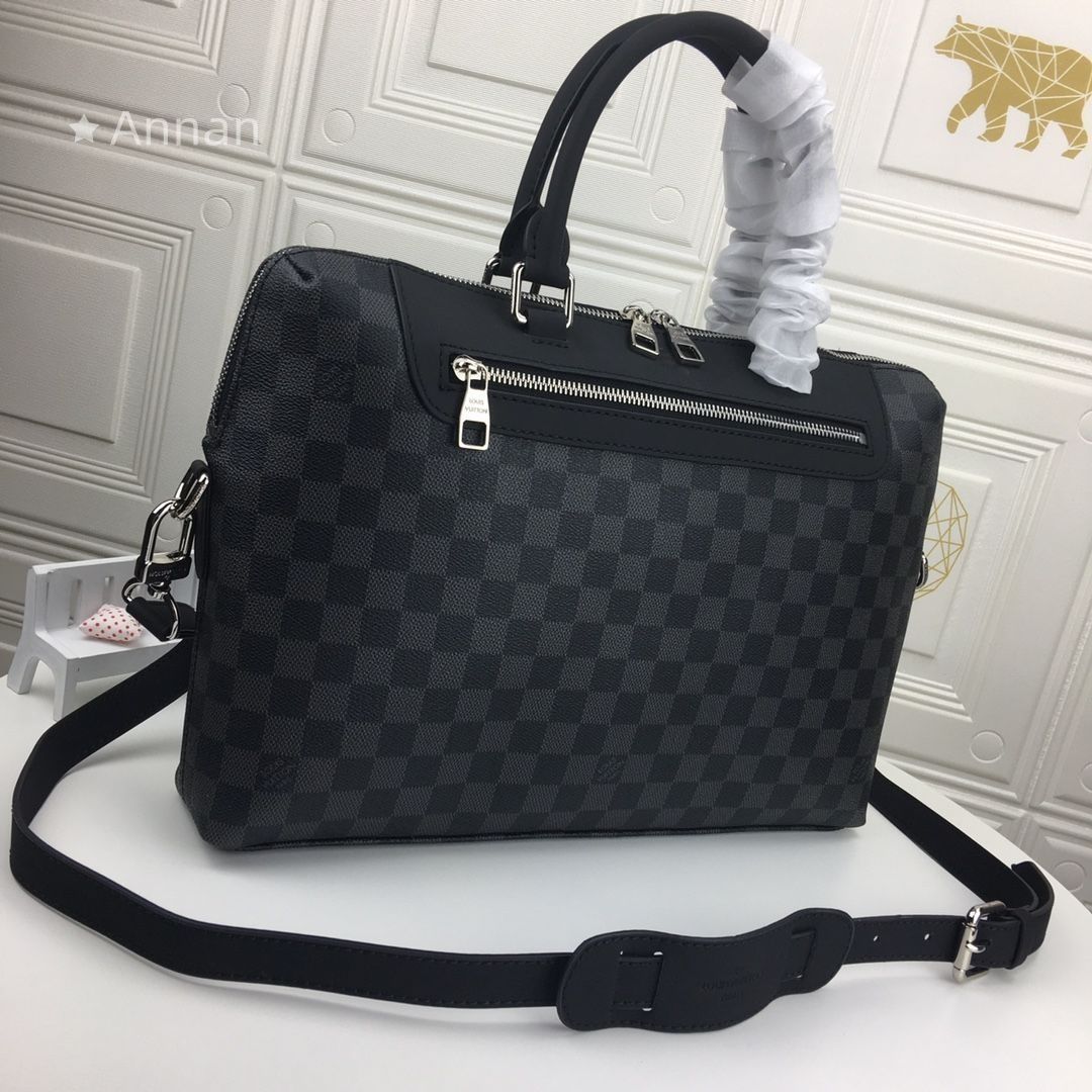 ルイ ヴィトン Louis Vuitton ダミエビジネスバッグ ポルトドキュマン