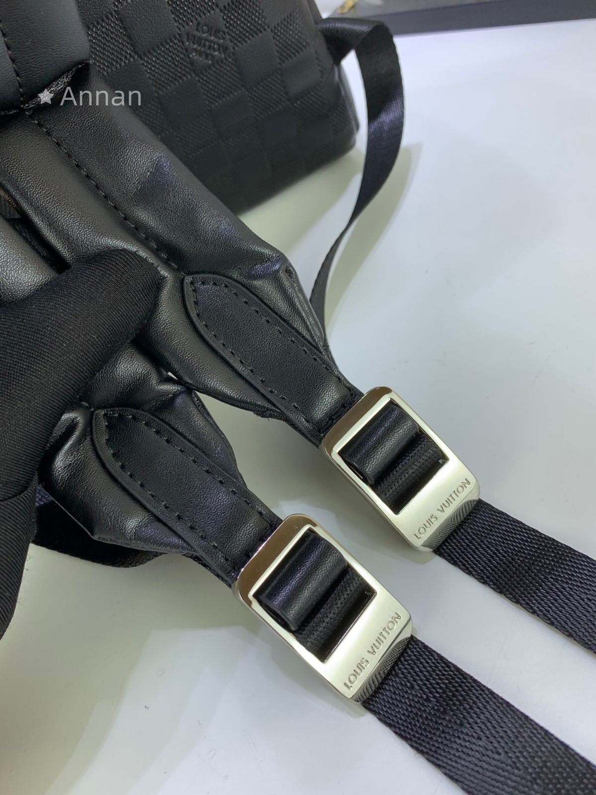 ルイ ヴィトン LOUIS VUITTON ダミエ バックパック リュック アンフィニ キャンパス サック オニキス リュック バックパック バッグ メンズ