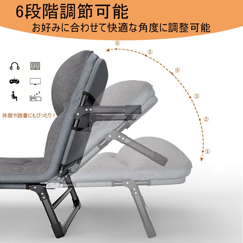 通気性抜群メッシュ 折りたたみキャンプベッド アウトドアベッド 網状構造 調整 持ち運び簡単 コンパクト 軽量 昼寝 オフィス キャンプ ハイキング 釣り 屋内 屋外