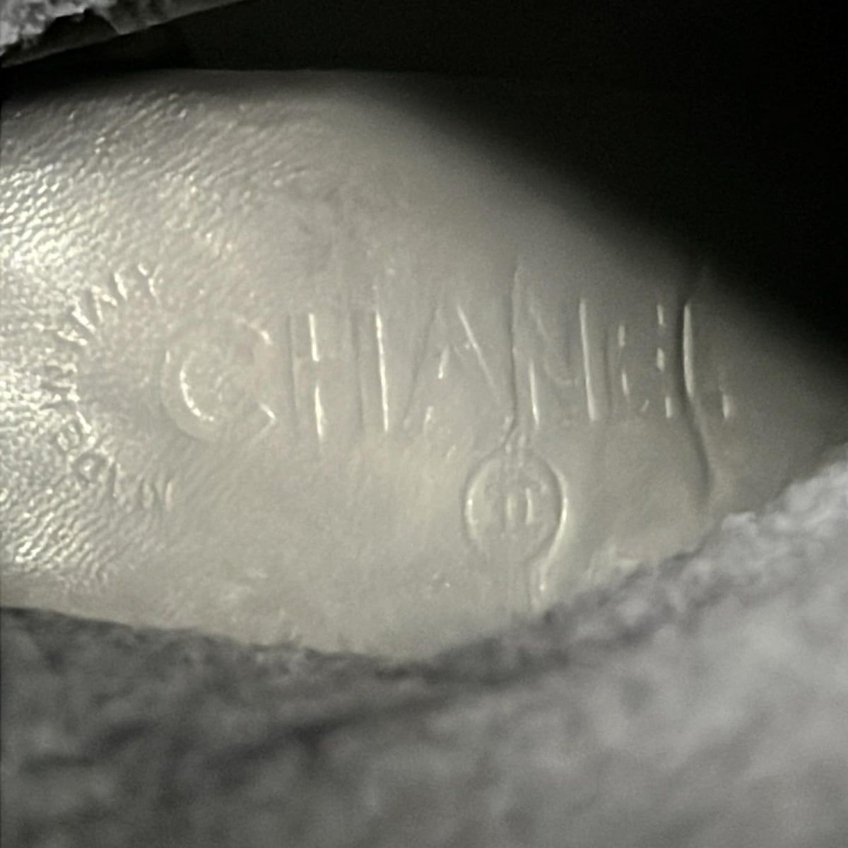 CHANEL(シャネル) ロングブーツ 36 C レディース ベージュ×黒 アウト