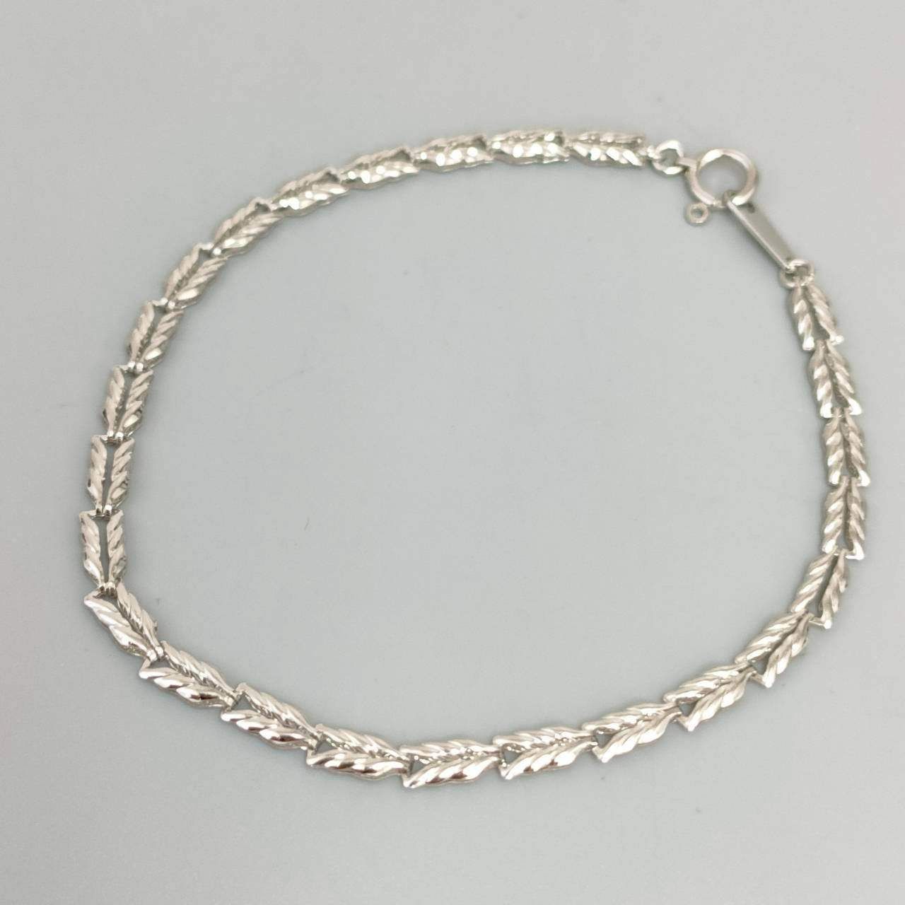 Pt 1000 プラチナ デザインブレスレット レディース 2 97 g 18㎝ D 829