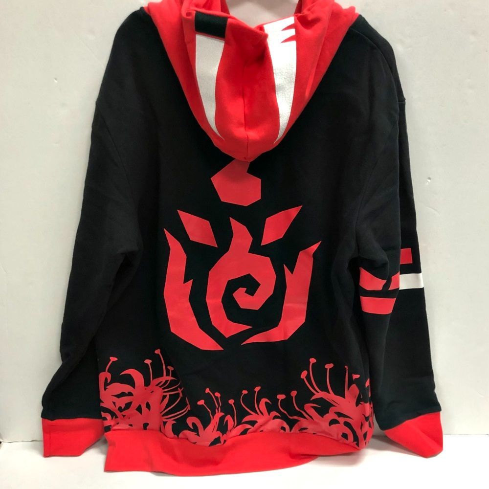 27.【現状品】百鬼あやめ オリジナルパーカー ブラック 誕生日記念2020