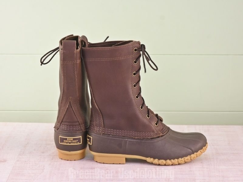 E 222 L.L.Bean ビーンブーツ 茶 レディース W 6 M 23 cm