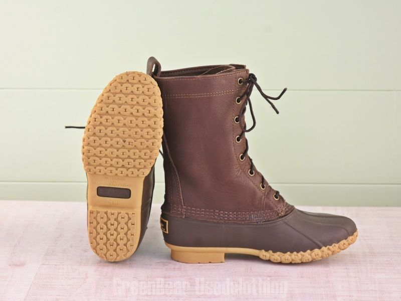  E 222 L.L.Bean ビーンブーツ 茶 レディース W 6 M 23 cm その他 靴