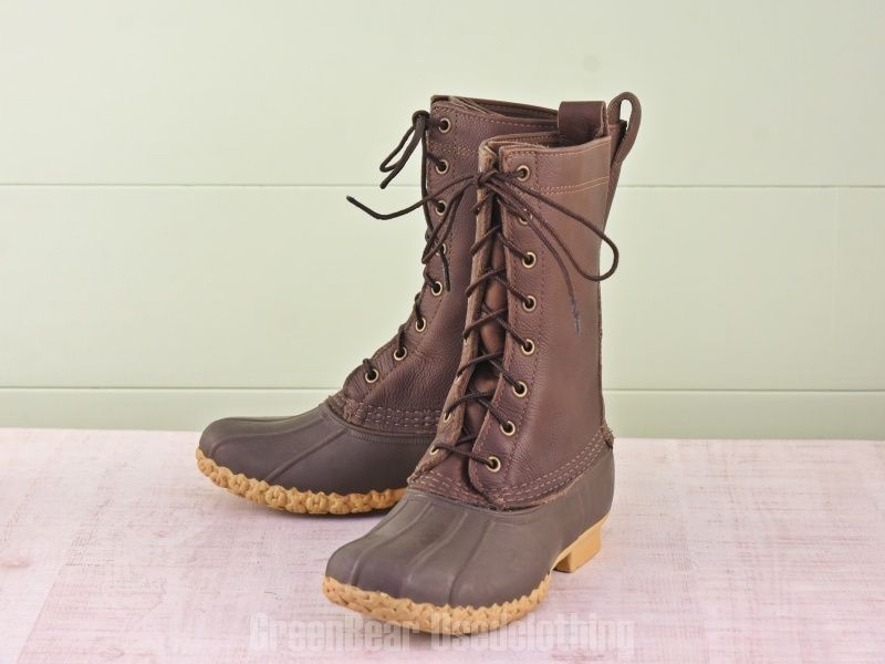 E 222 L.L.Bean ビーンブーツ 茶 レディース W 6 M 23 cm