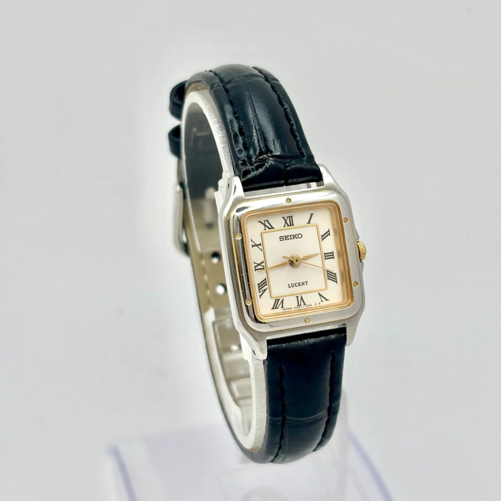 新品電池】SEIKO セイコー LUCENT ルーセント レクタンギュラー