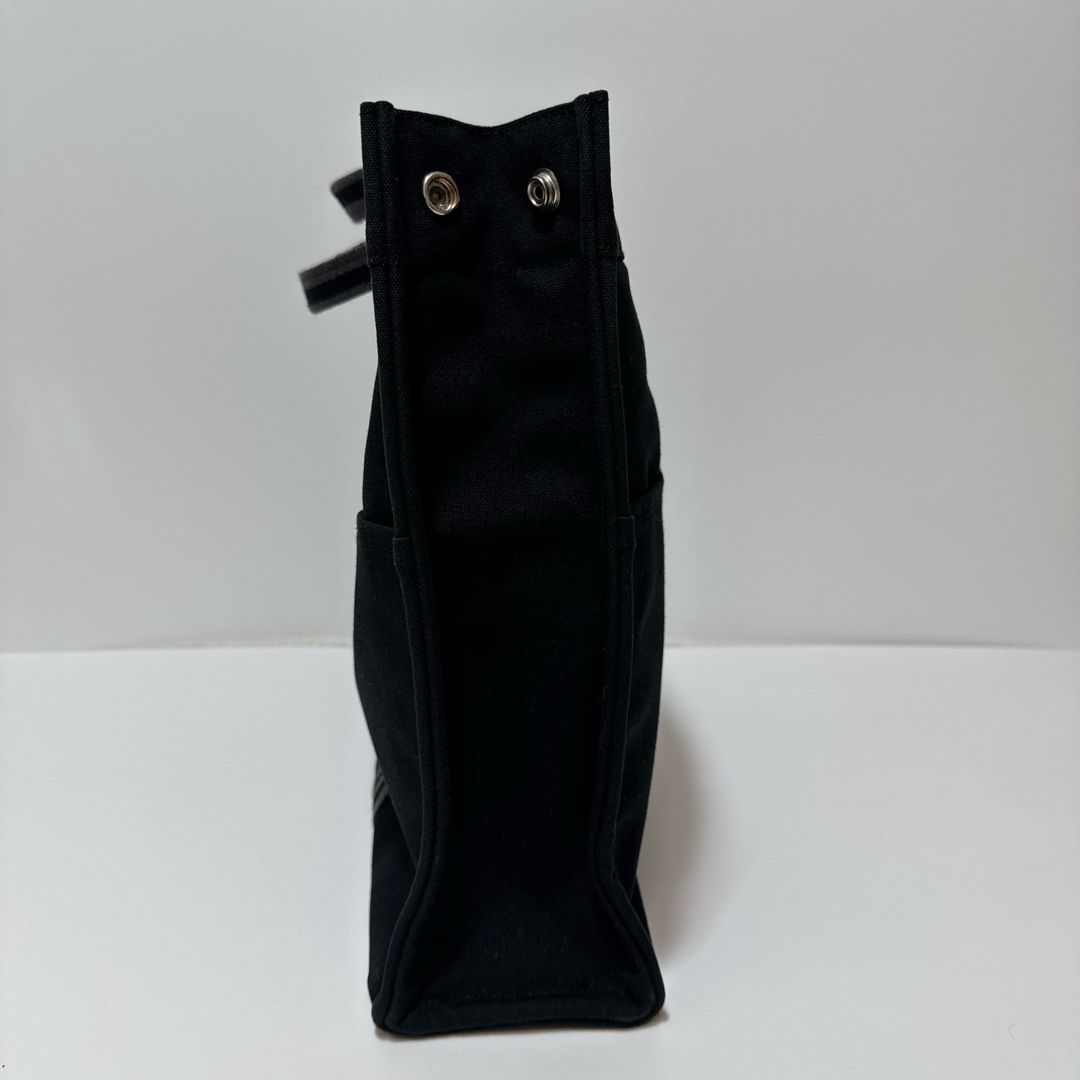 HERMES エルメス フールトゥ MM トートバッグ ブラックxグレー