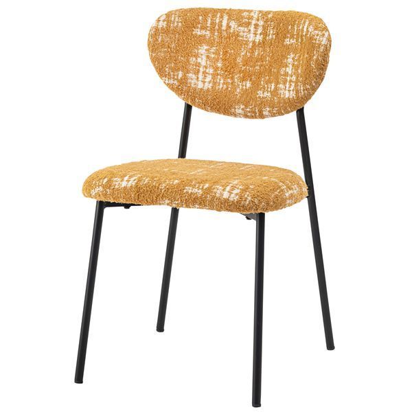 ポイント14倍 12 5 チェア 約W 45 D 56 H 78 SH 47 cm イエロー 組立式