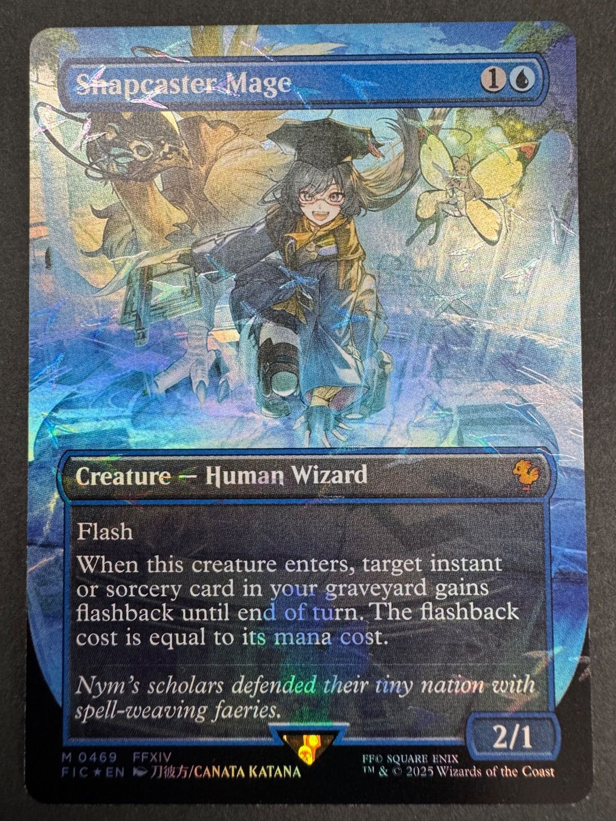 MTG チョコボバンドル FIC 瞬唱の魔道士 日本語Foil FF14 MTG 瞬唱の魔道士 Snapcaster Mage 英語 foil ボーダーレス FIC