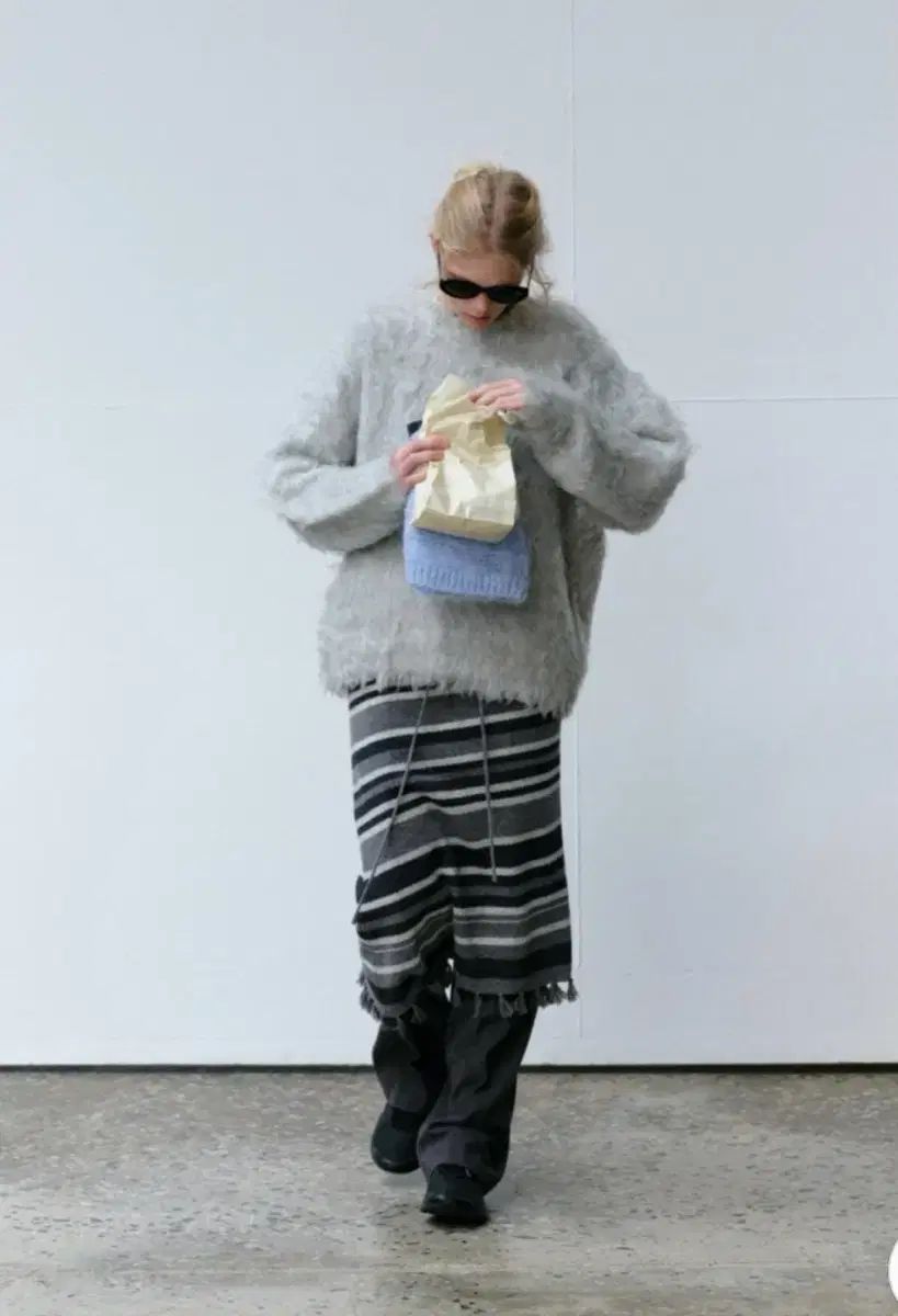 マクレリー ロンドンフラット フリンジ スカート